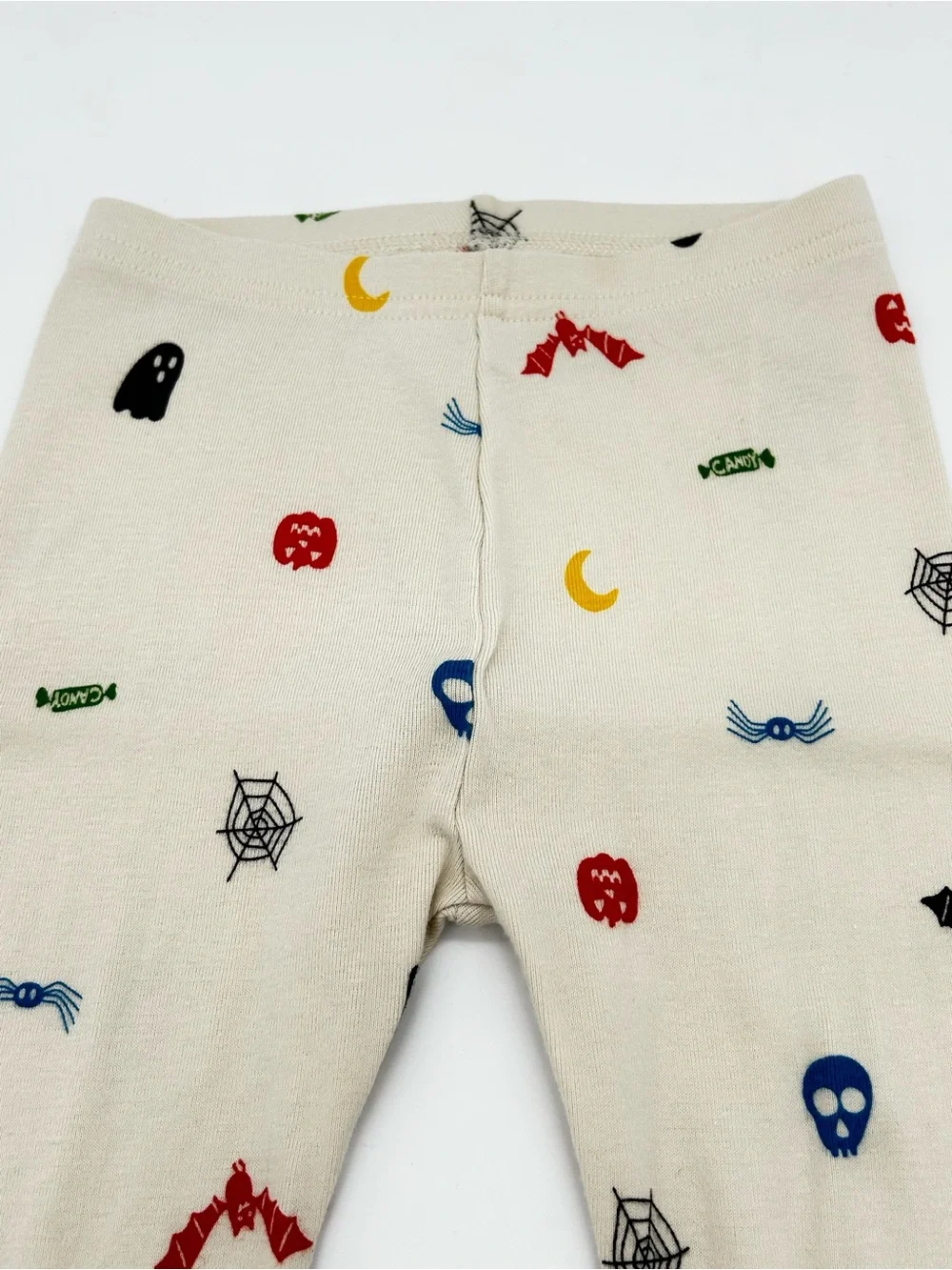 GAP Beige Leggings with Halloween Icons Size 2 years